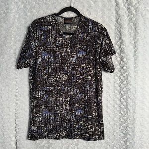 Bold colors on V Neck Tee